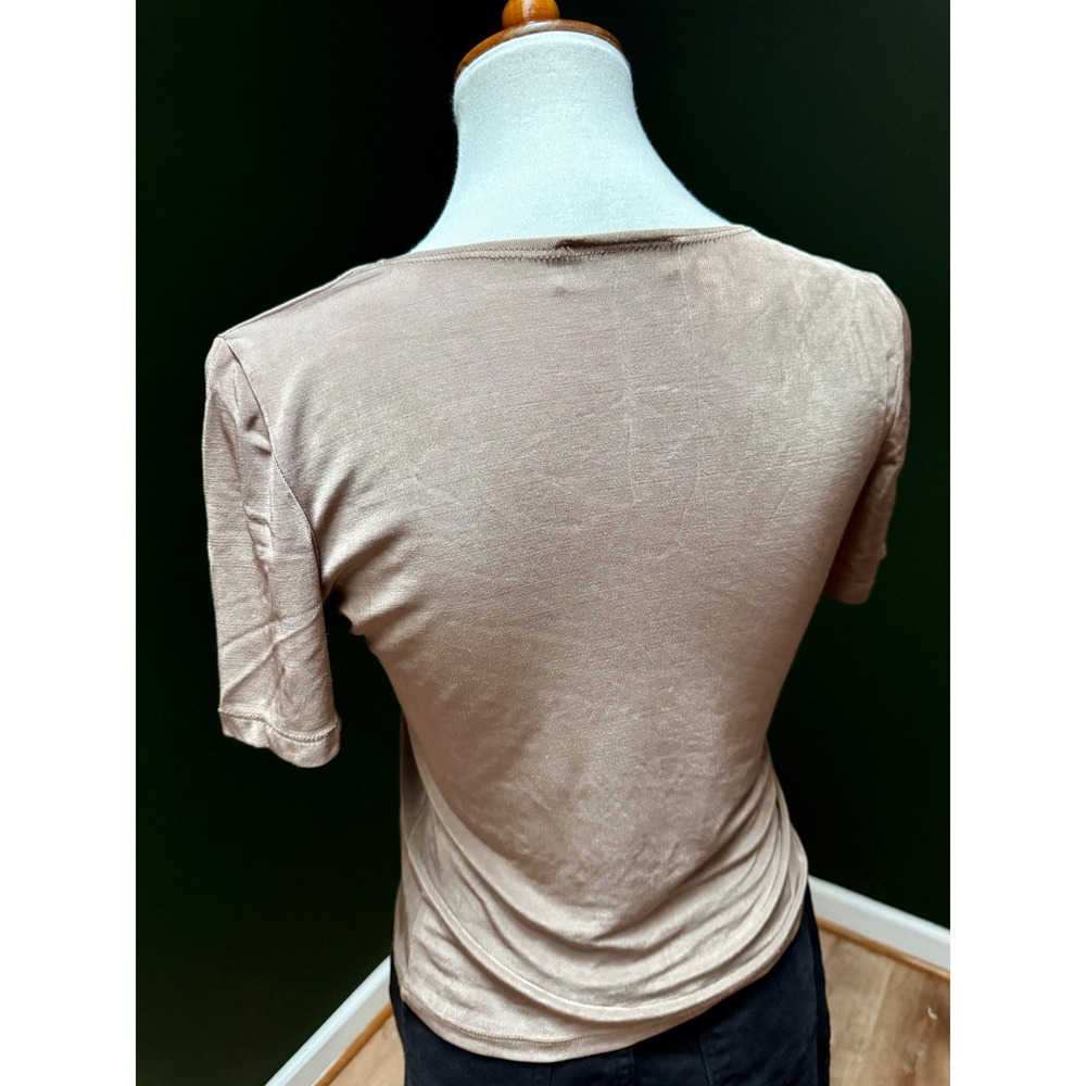 Vintage Irene New York Short Sleeve Scoop Neck Blouse Women's S - Picture 4 of 5